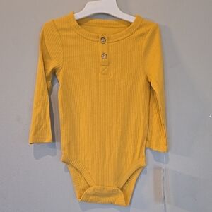 Cat & Jack Baby Long Sleeve Henley Onesie